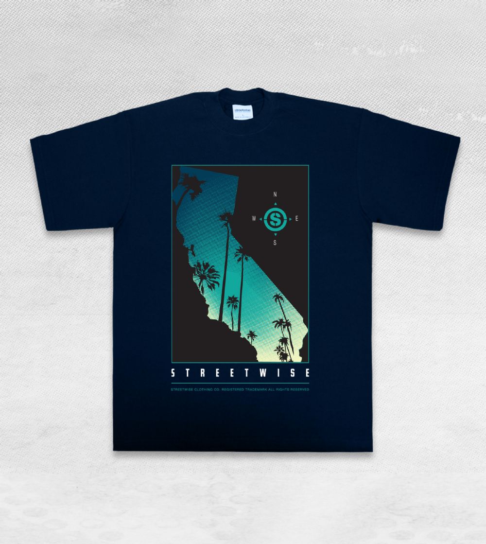 Cali Palms [Navy]